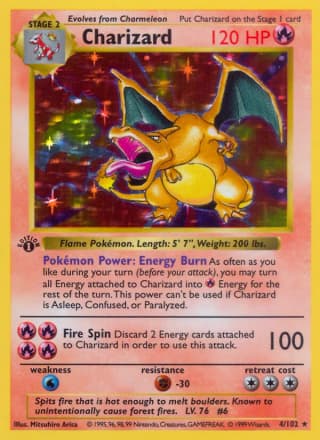 Charizard Base Set 4/102