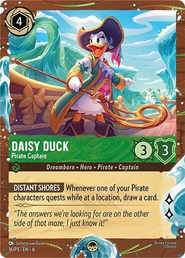Daisy Duck - Pirate Captain (Disney Cruise Promo)