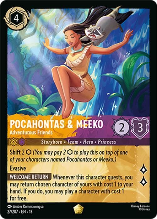 Pocahontas & Meeko - Adventurous Friends